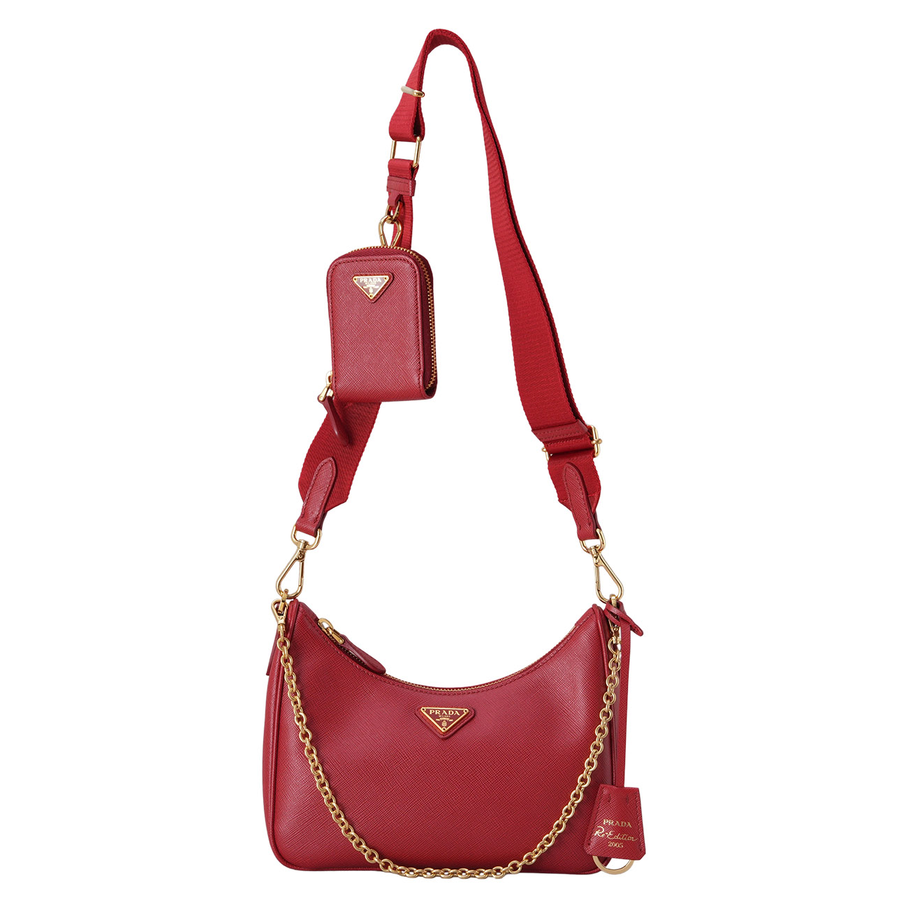 PRADA(USED)프라다 1BH204 사피아노 리에디션 호보백