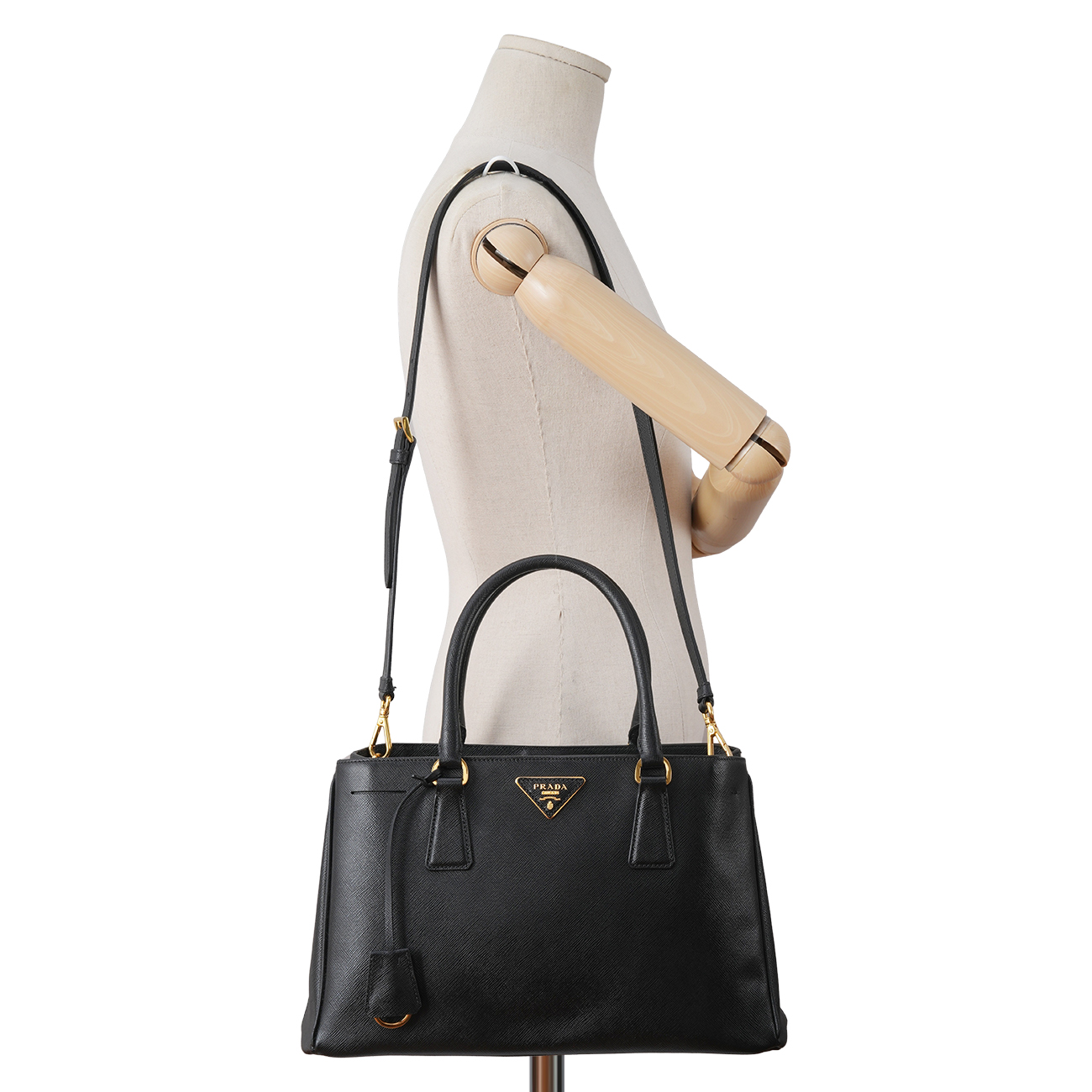 PRADA(USED)프라다 사피아노 럭스 토트겸 숄더백