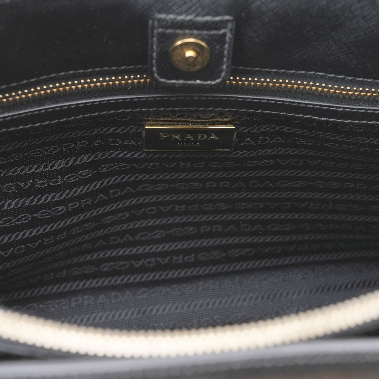 PRADA(USED)프라다 사피아노 럭스 토트겸 숄더백