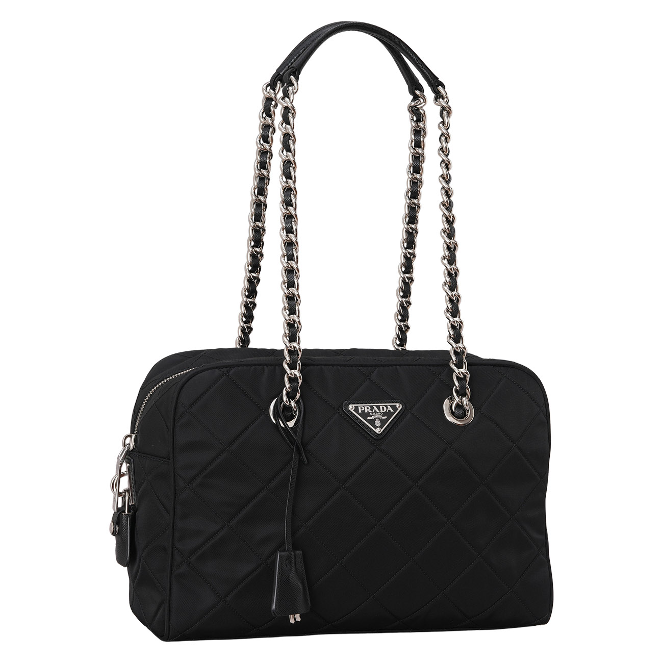 PRADA(USED)프라다 1BB906 리나일론 퀄팅 체인백