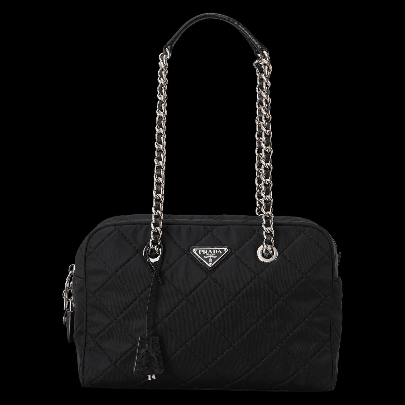 PRADA(USED)프라다 1BB906 리나일론 퀄팅 체인백