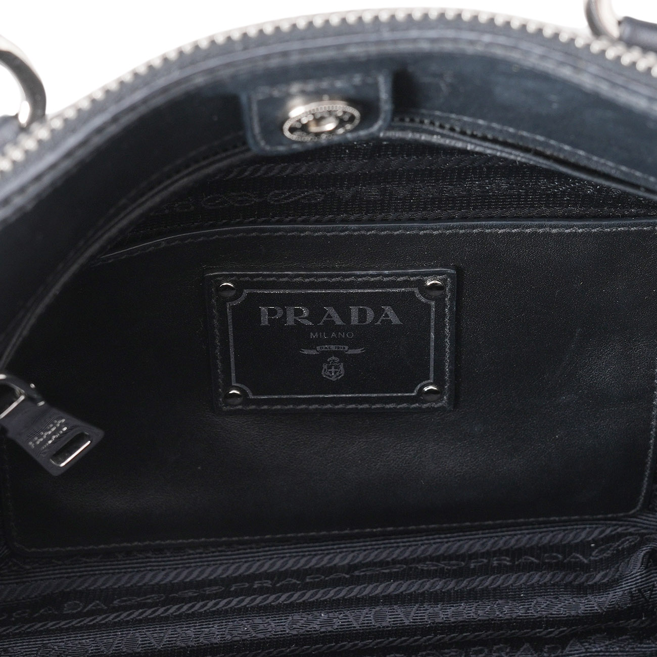 PRADA(USED)프라다 BN2324 비텔로 샤인 토트겸 숄더백