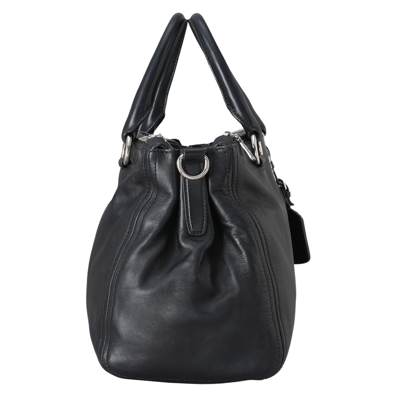 PRADA(USED)프라다 BN2324 비텔로 샤인 토트겸 숄더백