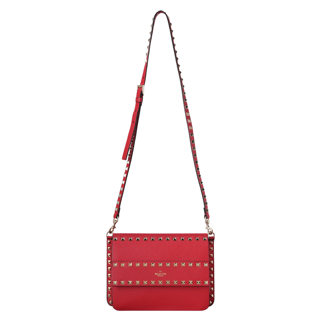 VALENTINO(USED)발렌티노 락스터드 크로스백 레드