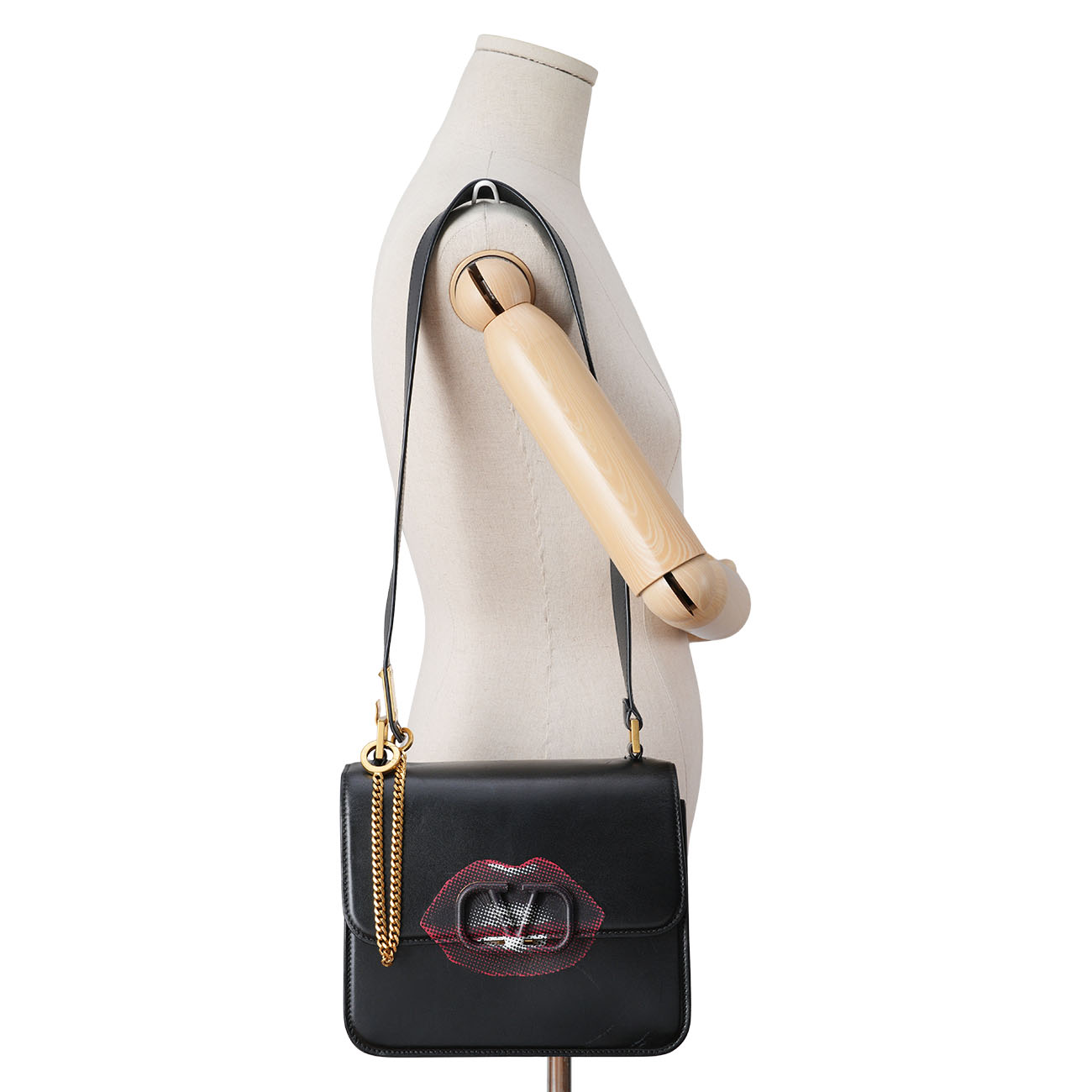 VALENTINO(USED)발렌티노 시즌 V로고 플랩 숄더백