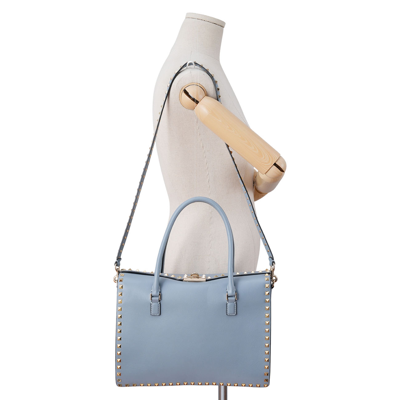 VALENTINO(USED)발렌티노 락스터드 토트백 숄더백