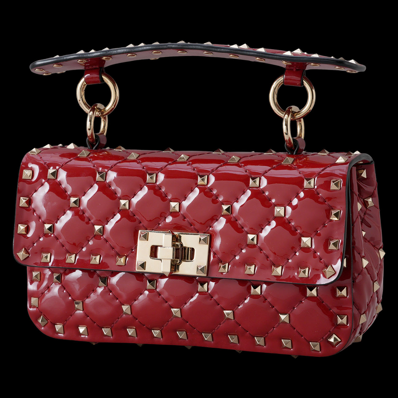 VALENTINO(USED)발렌티노 RW2B0123 가라바니 락스터드 미니 체인백