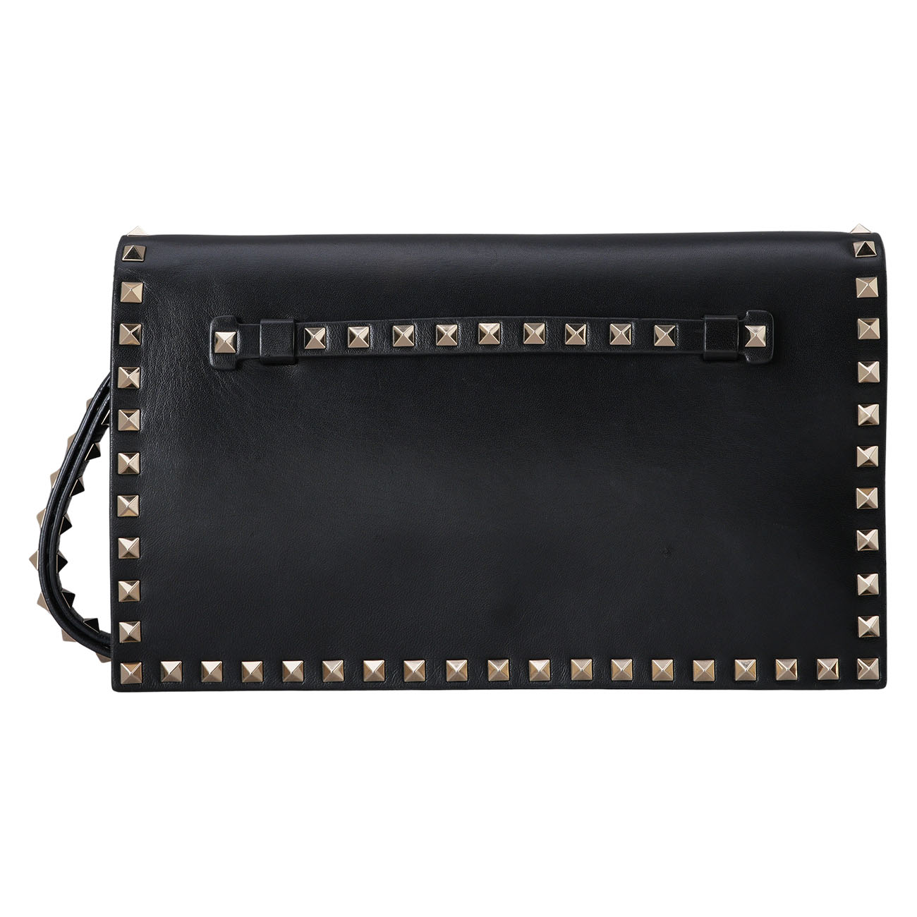 VALENTINO(USED)발렌티노 락스터드 플랩 클러치