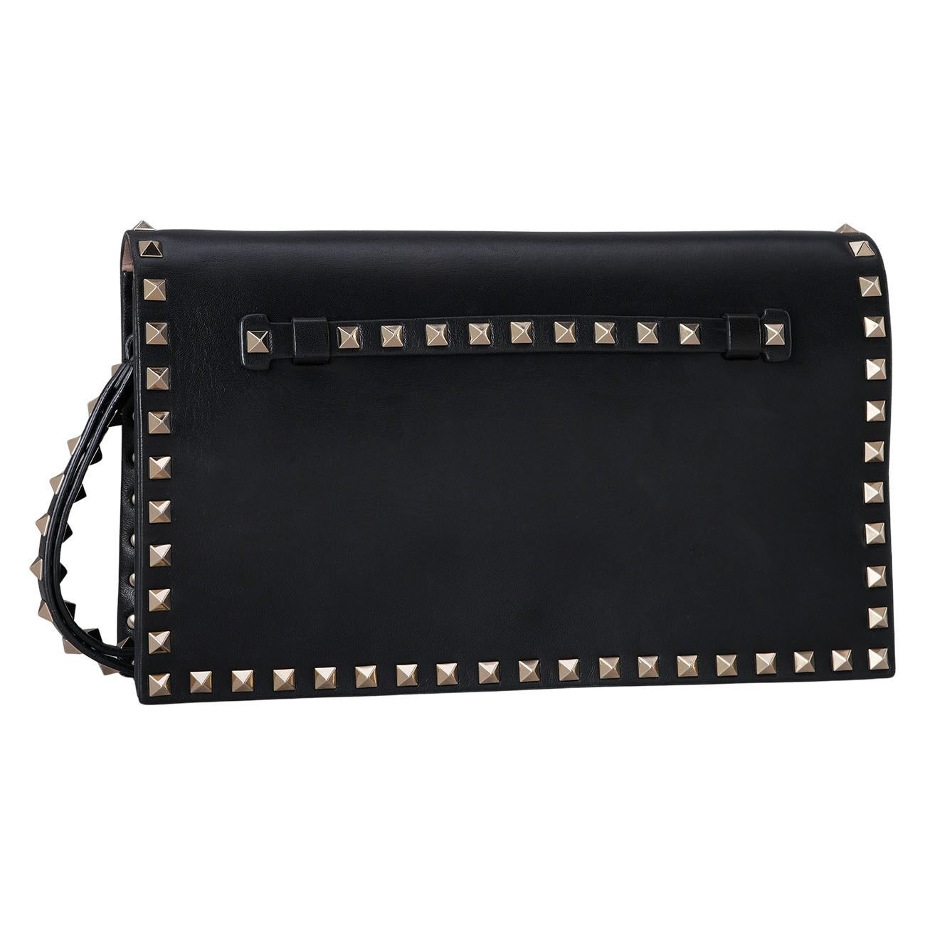 VALENTINO(USED)발렌티노 락스터드 플랩 클러치