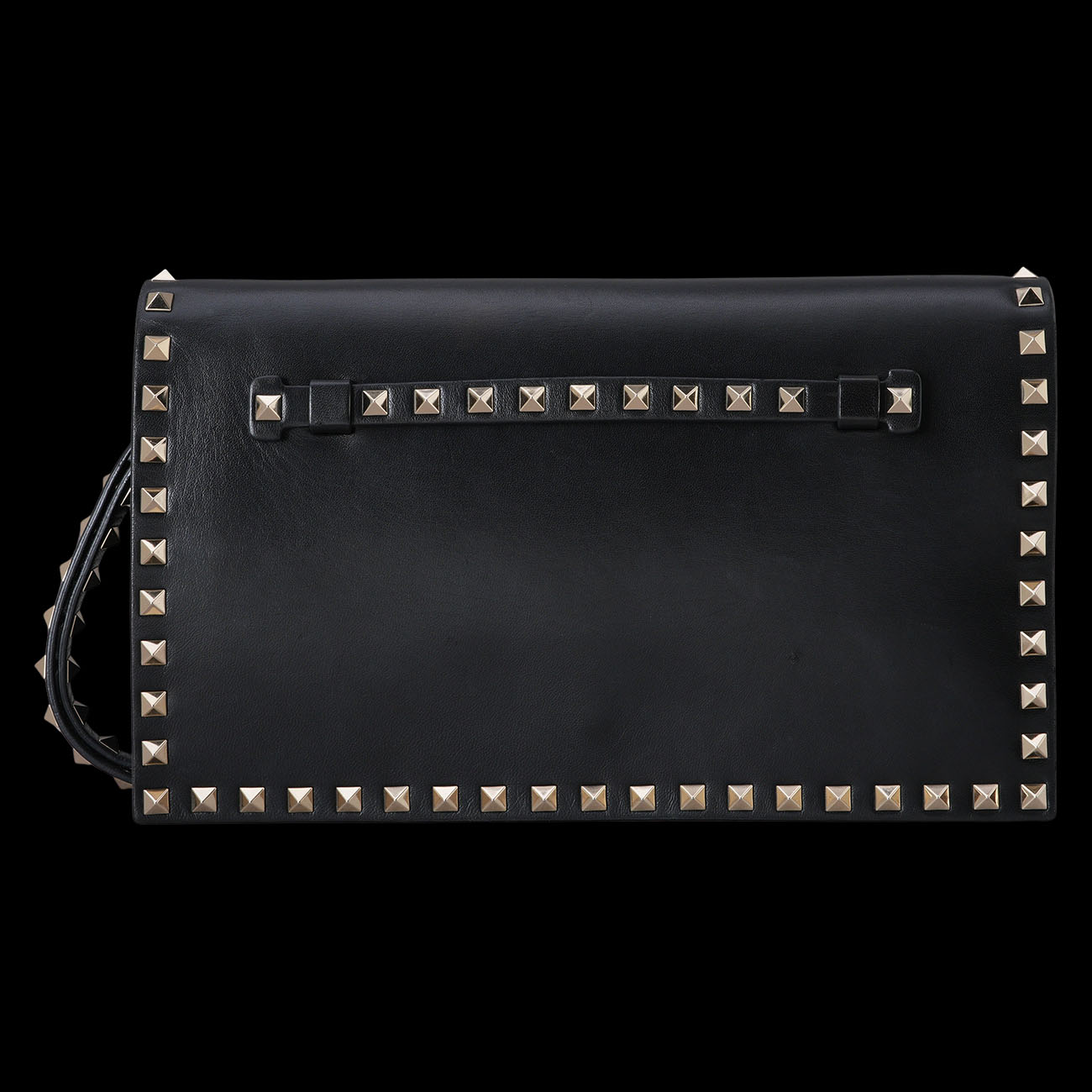 VALENTINO(USED)발렌티노 락스터드 플랩 클러치