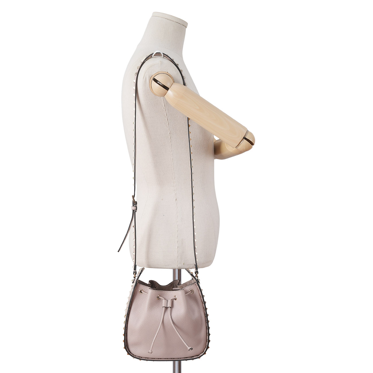 VALENTINO(USED)발렌티노 락스터드 버킷백