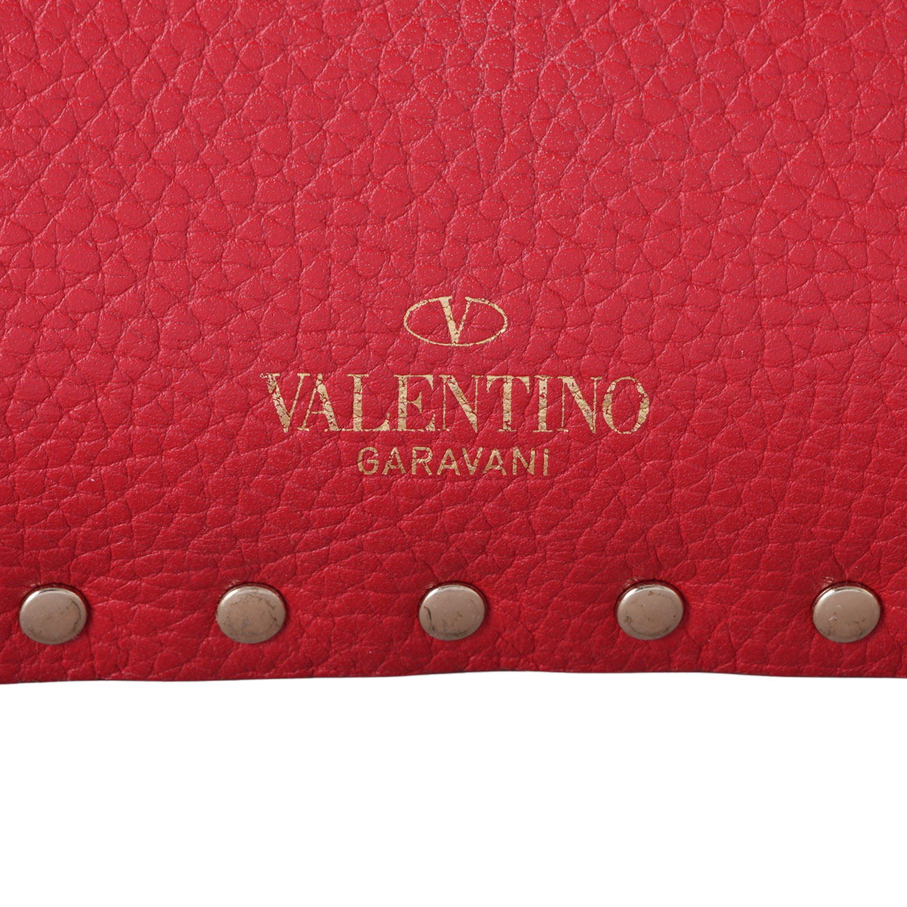 VALENTINO(USED)발렌티노 락스터드 플랩 클러치