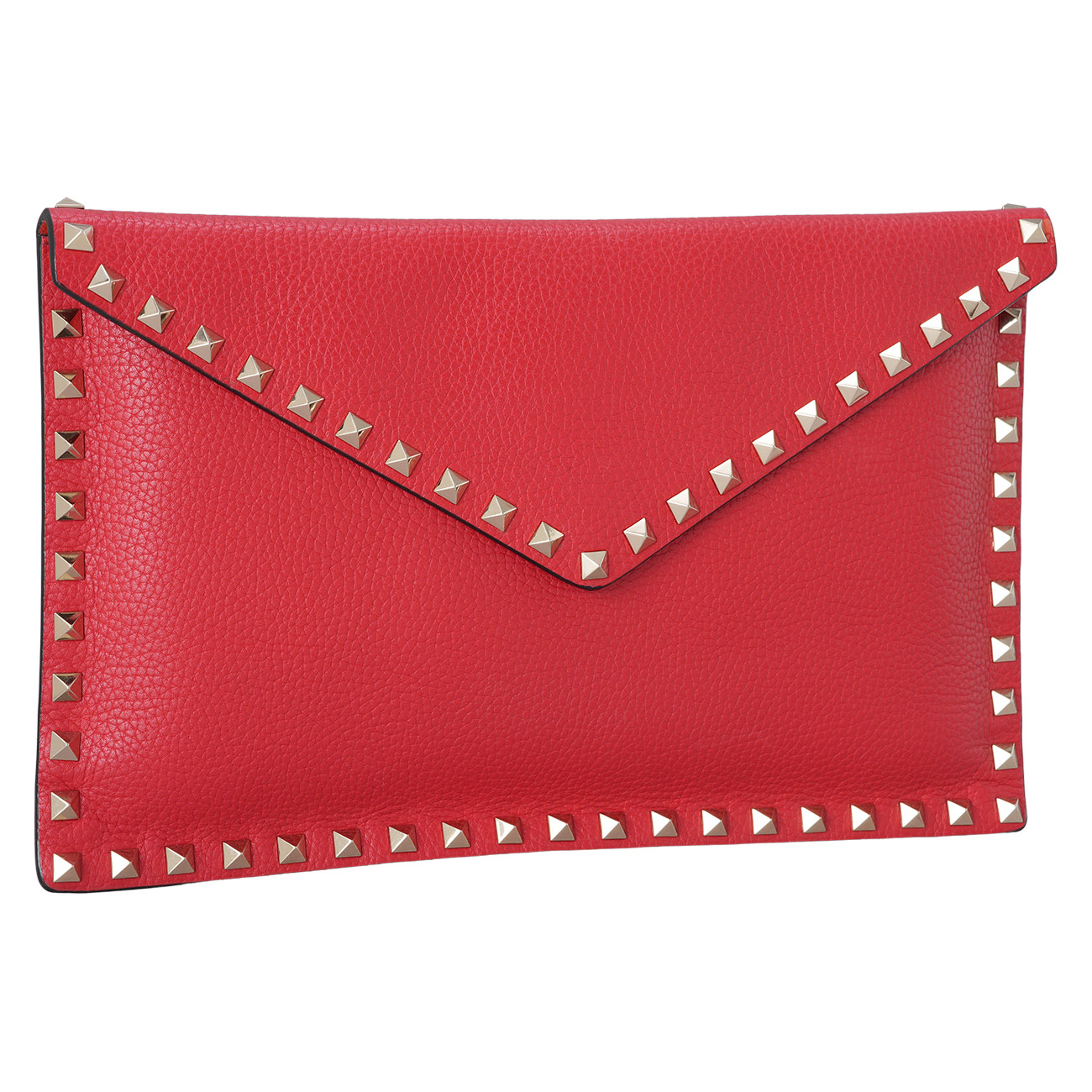 VALENTINO(USED)발렌티노 락스터드 플랩 클러치