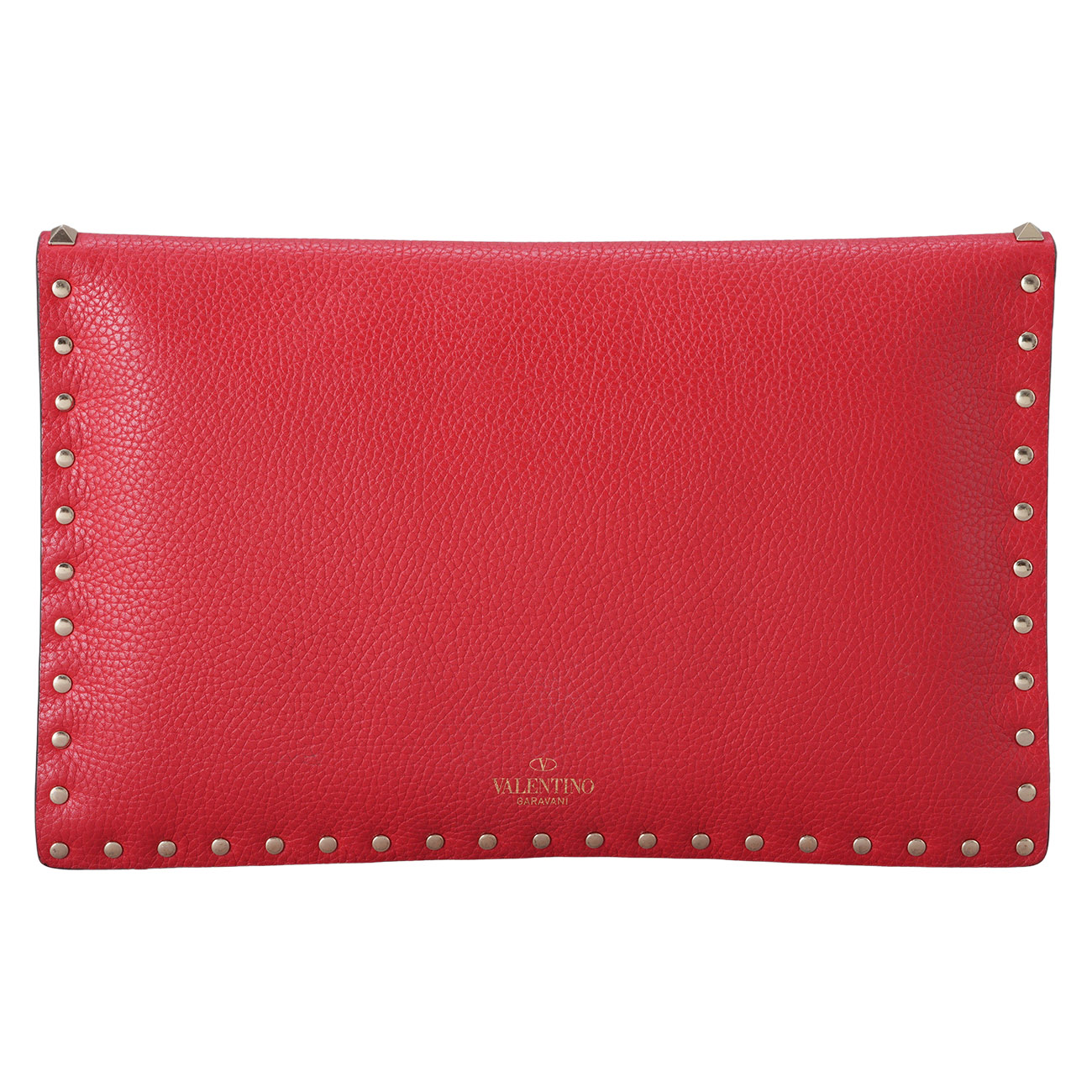 VALENTINO(USED)발렌티노 락스터드 플랩 클러치