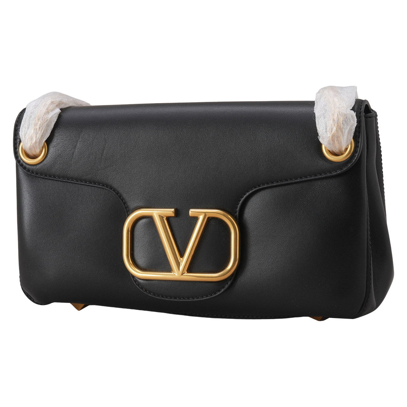 VALENTINO(USED)발렌티노 V로고 락스터드 체인 숄더백
