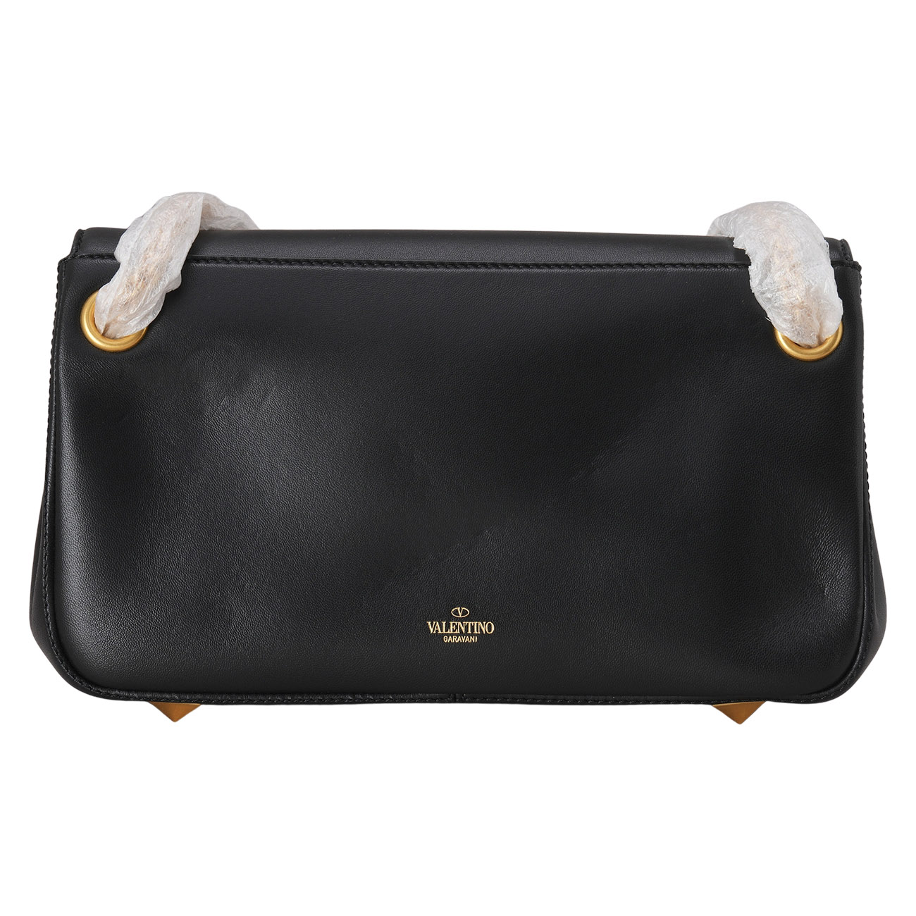 VALENTINO(USED)발렌티노 V로고 락스터드 체인 숄더백