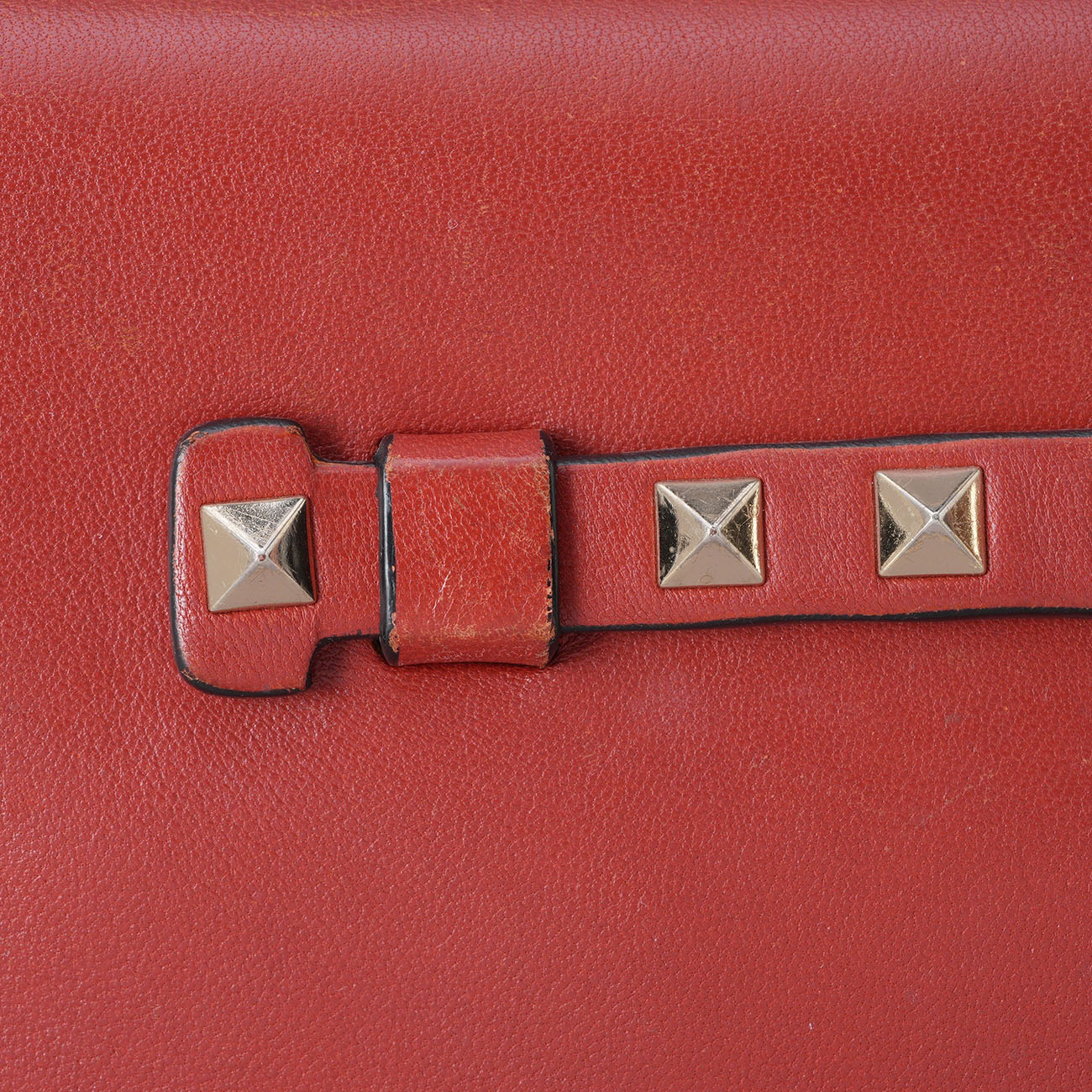 VALENTINO(USED)발렌티노 락스터드 플랩 클러치