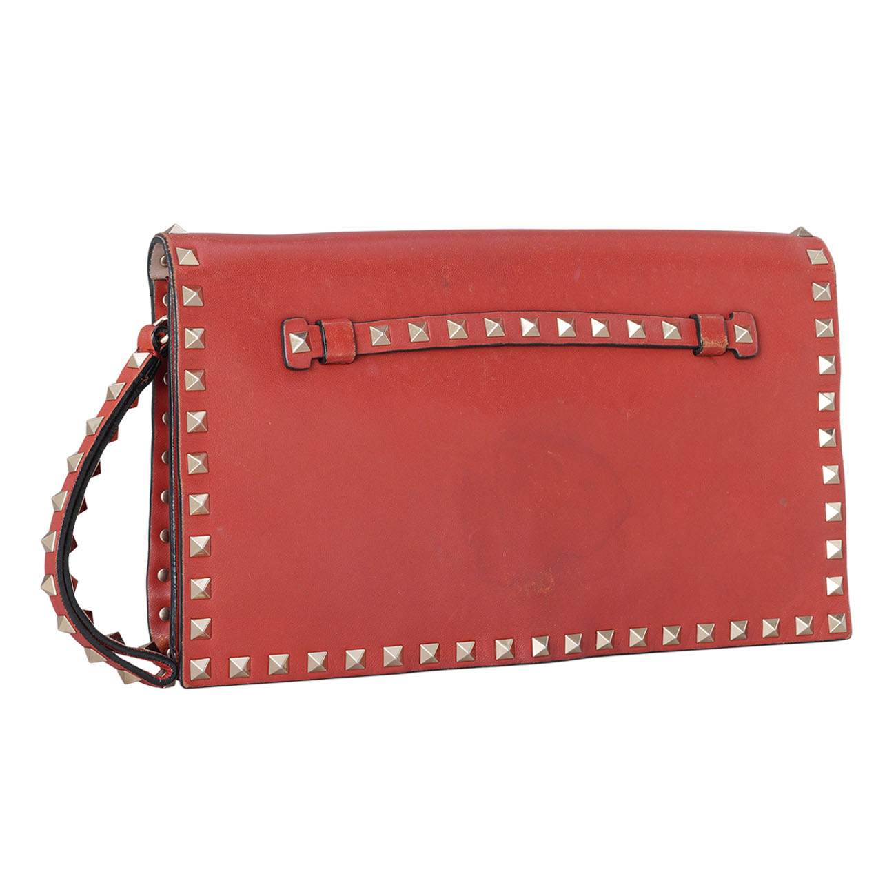 VALENTINO(USED)발렌티노 락스터드 플랩 클러치