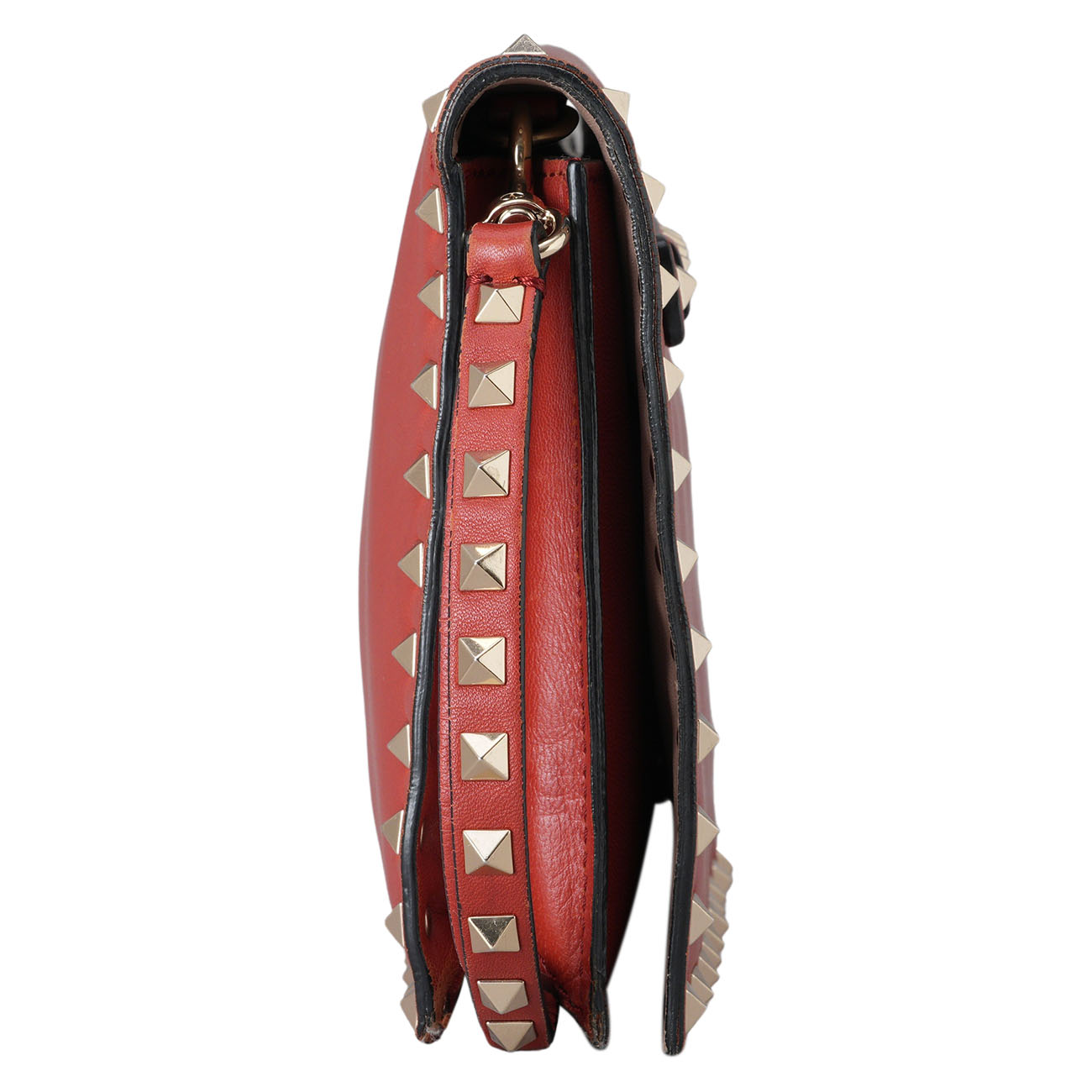 VALENTINO(USED)발렌티노 락스터드 플랩 클러치