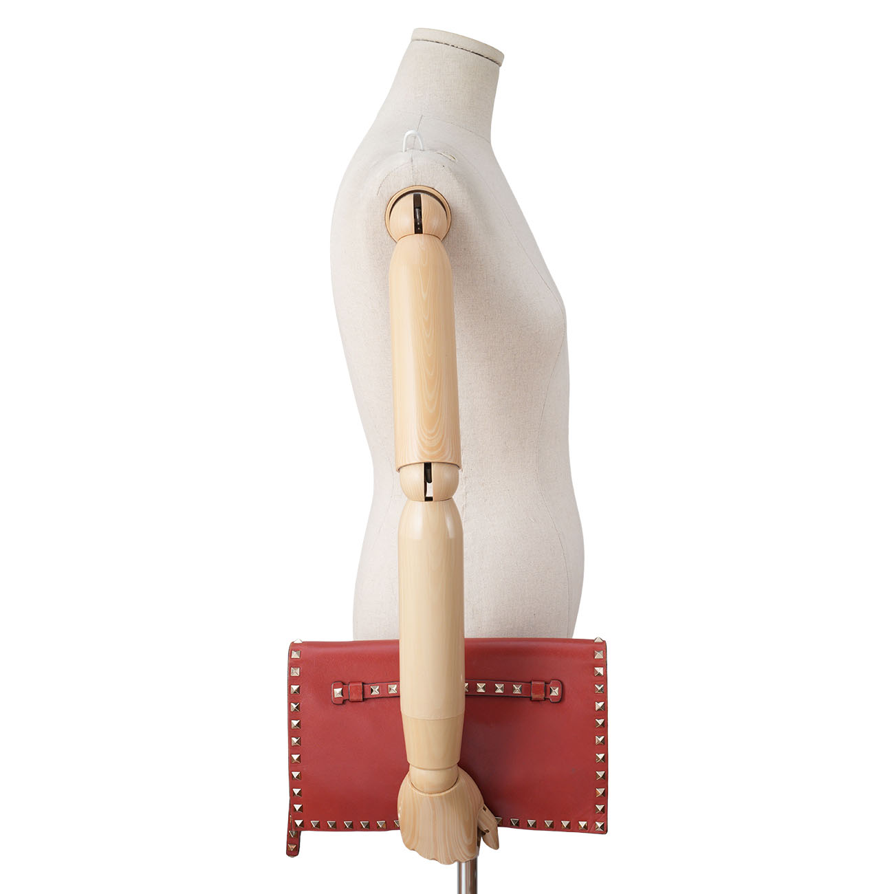 VALENTINO(USED)발렌티노 락스터드 플랩 클러치