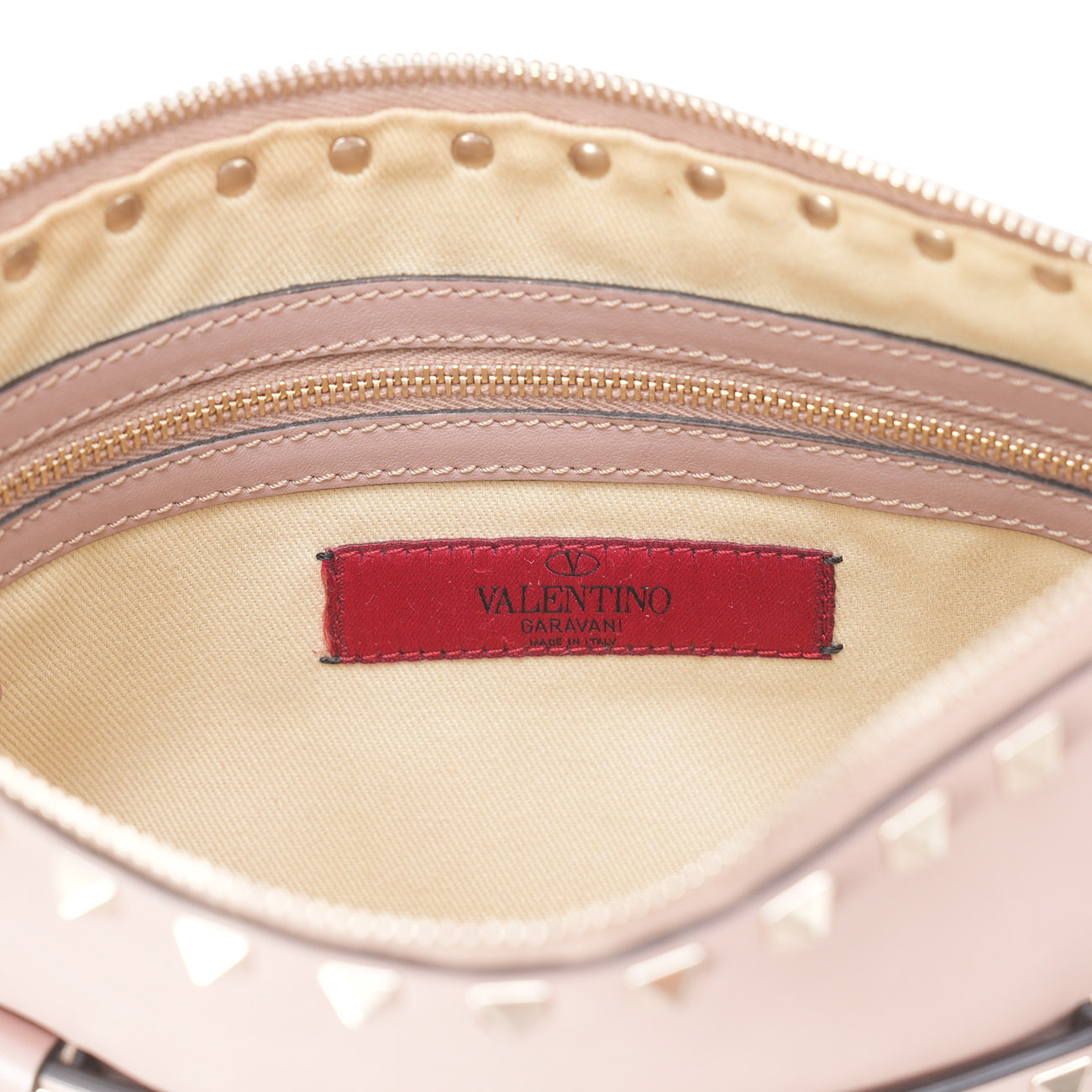 VALENTINO(USED)발렌티노 락스터드 클러치겸 크로스백