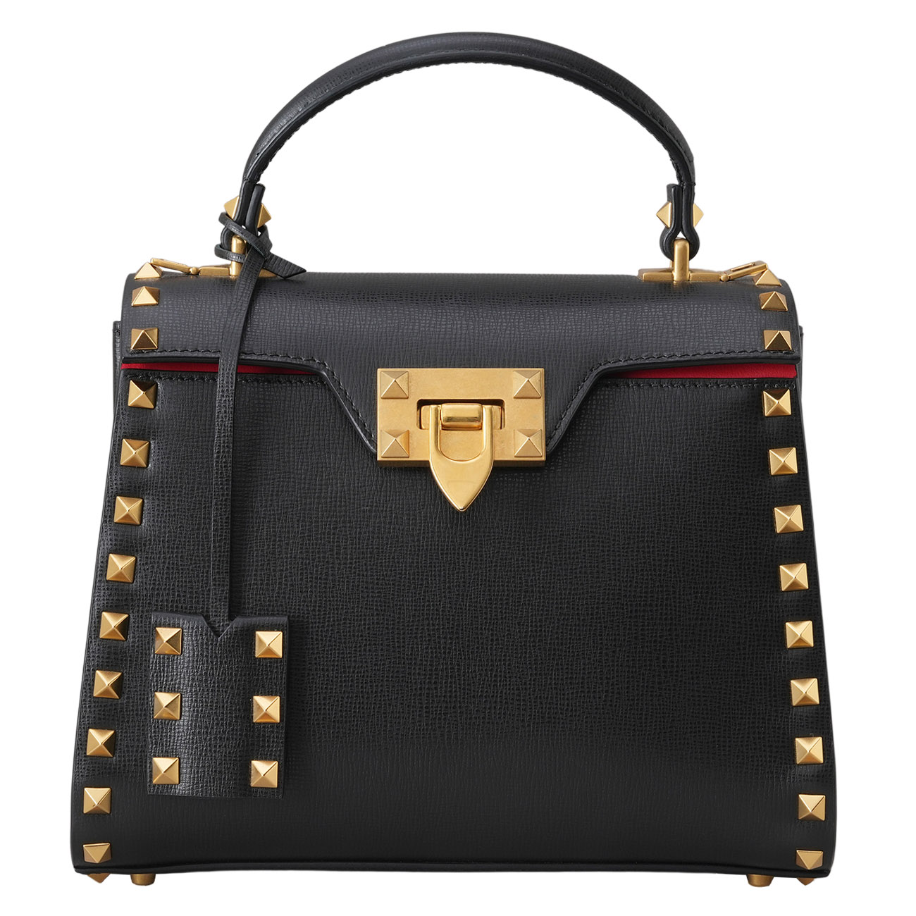 VALENTINO(USED)발렌티노 락스터드 알코브 탑핸들백