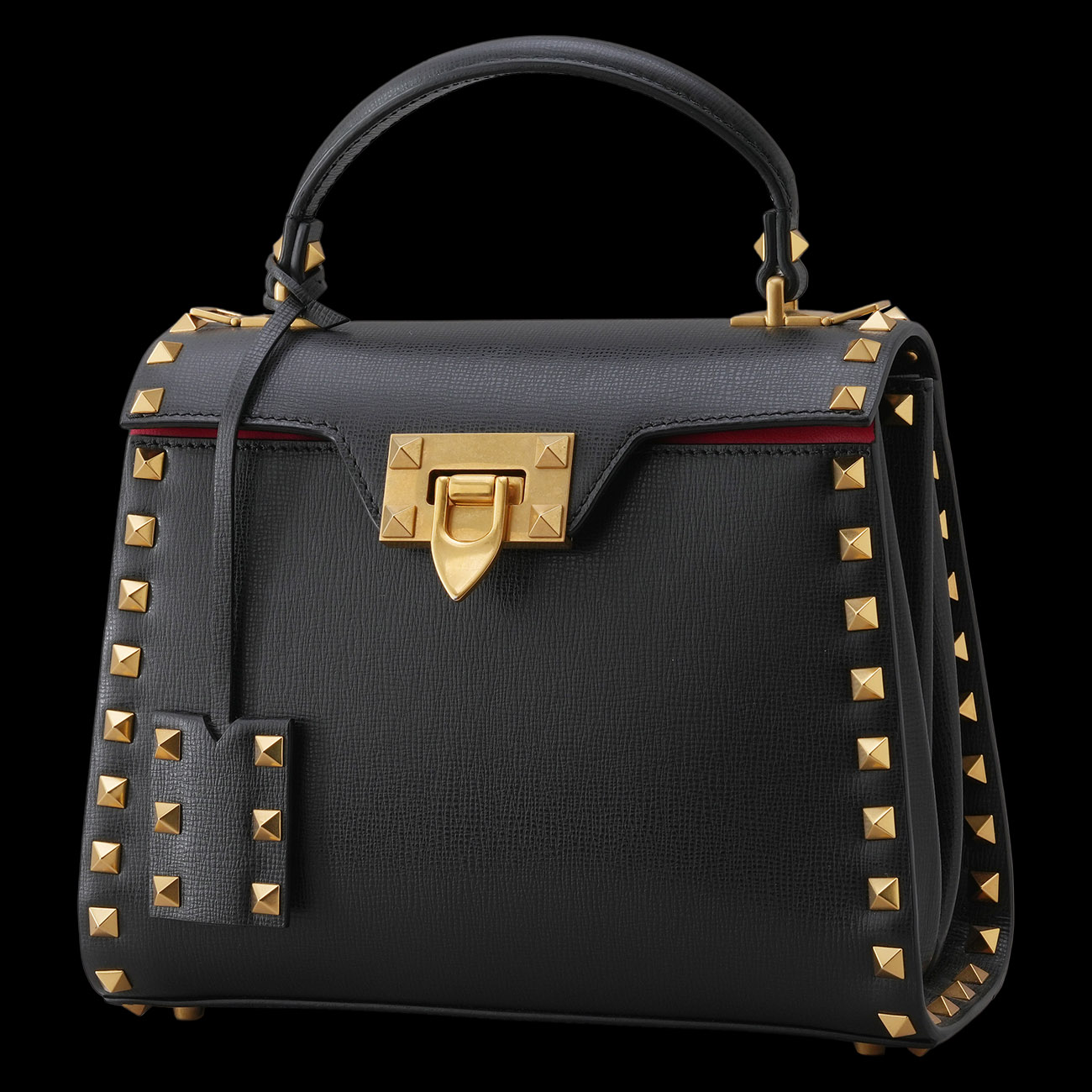 VALENTINO(USED)발렌티노 락스터드 알코브 탑핸들백