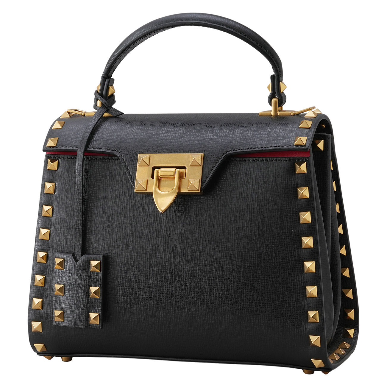 VALENTINO(USED)발렌티노 락스터드 알코브 탑핸들백