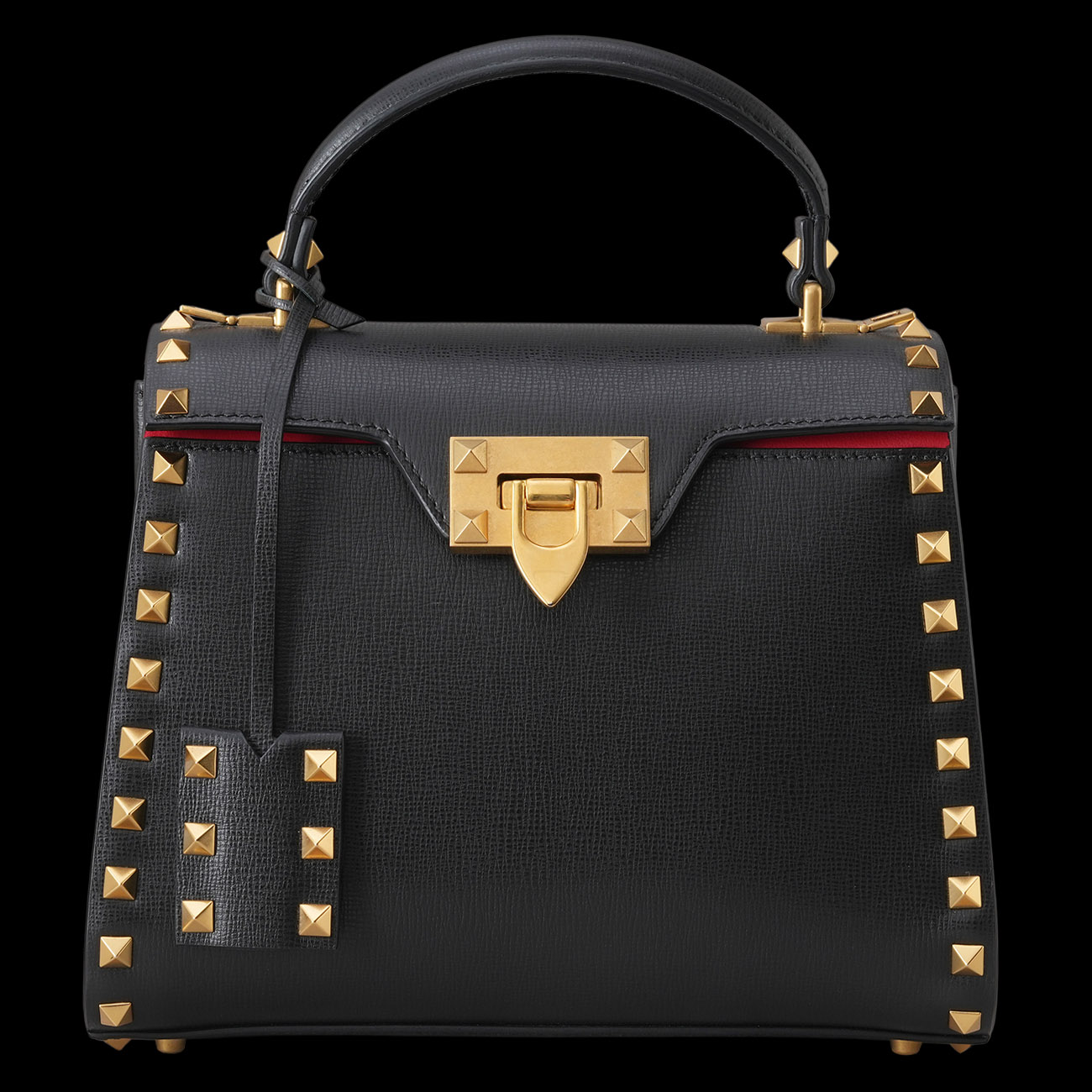 VALENTINO(USED)발렌티노 락스터드 알코브 탑핸들백