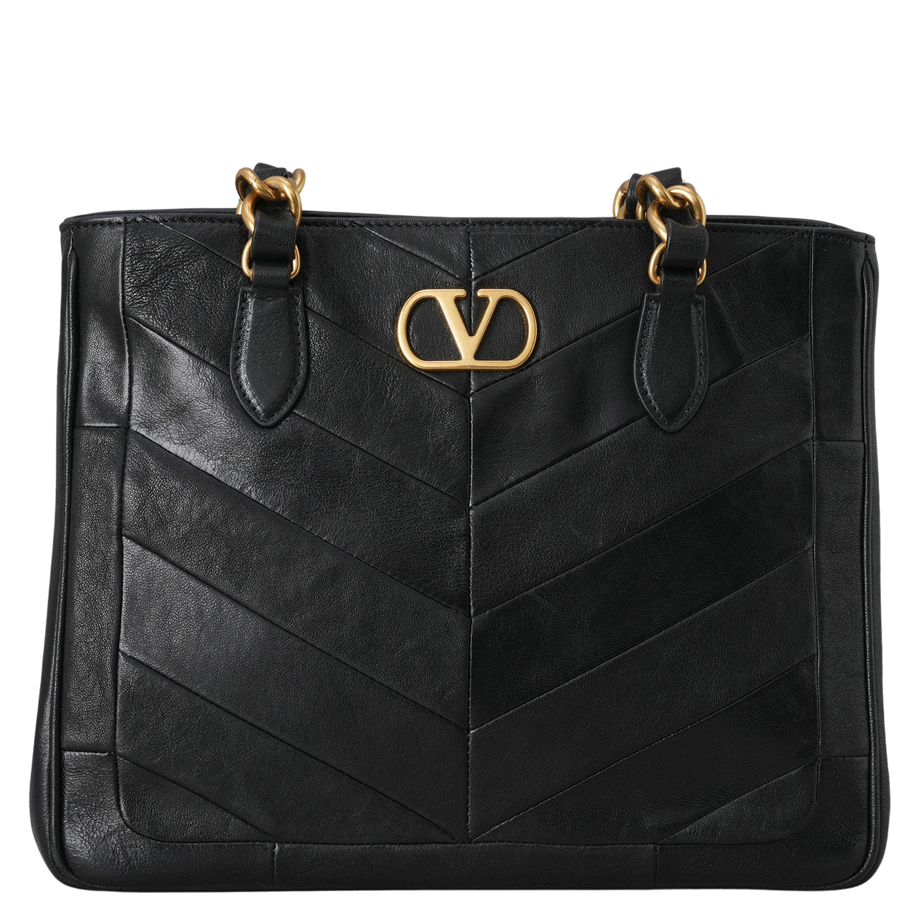 VALENTINO(USED)발렌티노 8W2B0T13PSN 레더 라 센 쇼핑백
