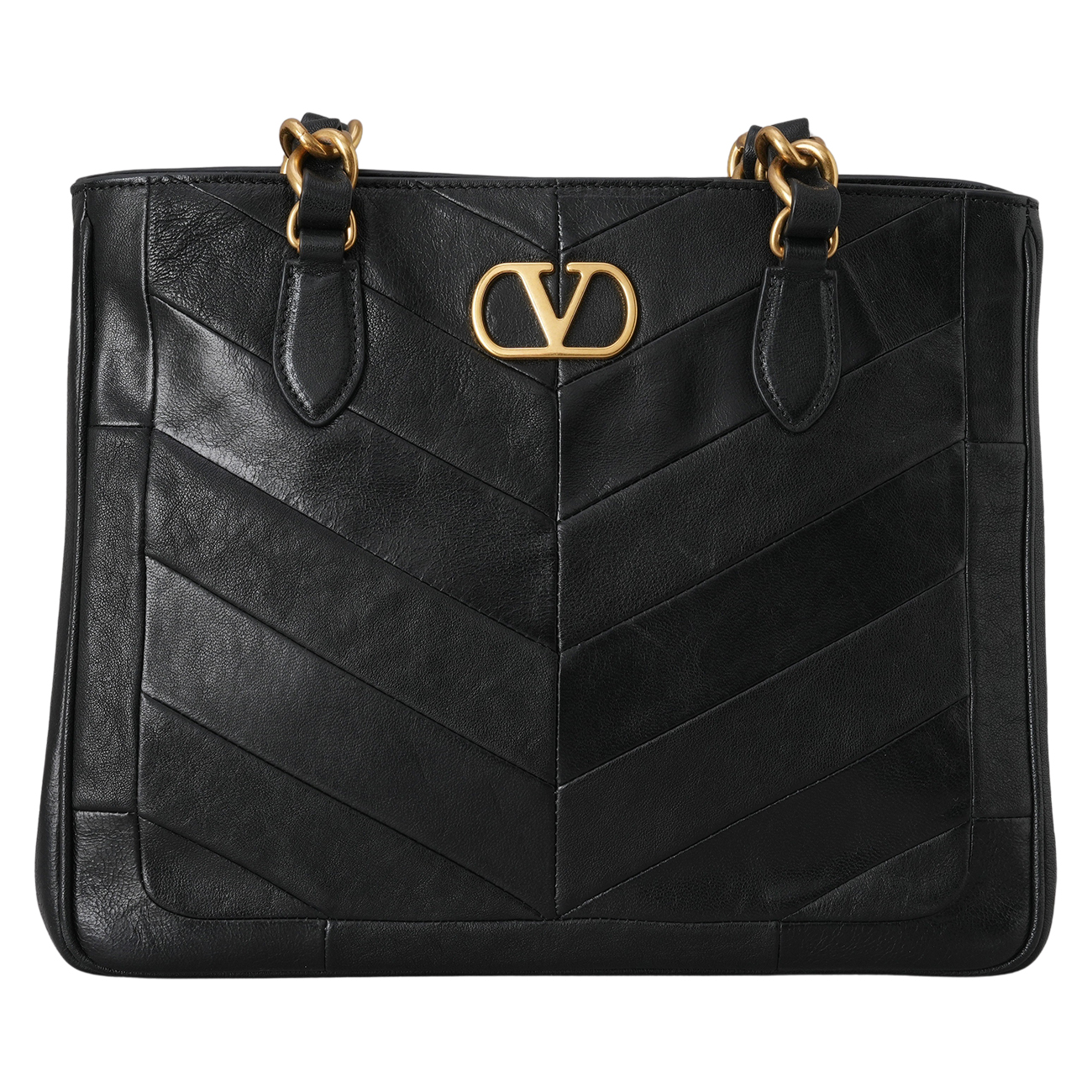 VALENTINO(USED)발렌티노 8W2B0T13PSN 레더 라 센 쇼핑백