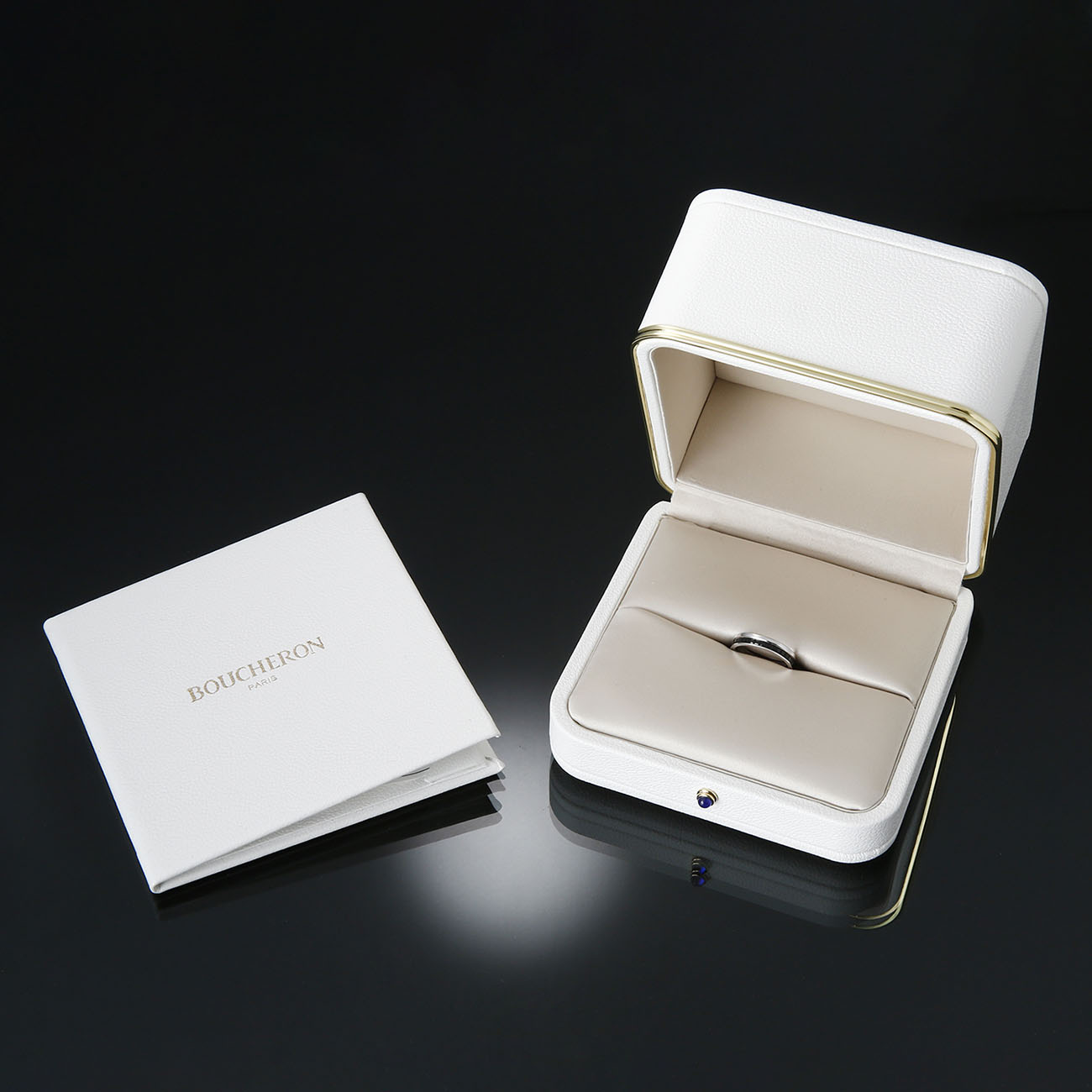 Boucheron(USED)부쉐론 콰트로 클래식 웨딩밴드 2링 #63