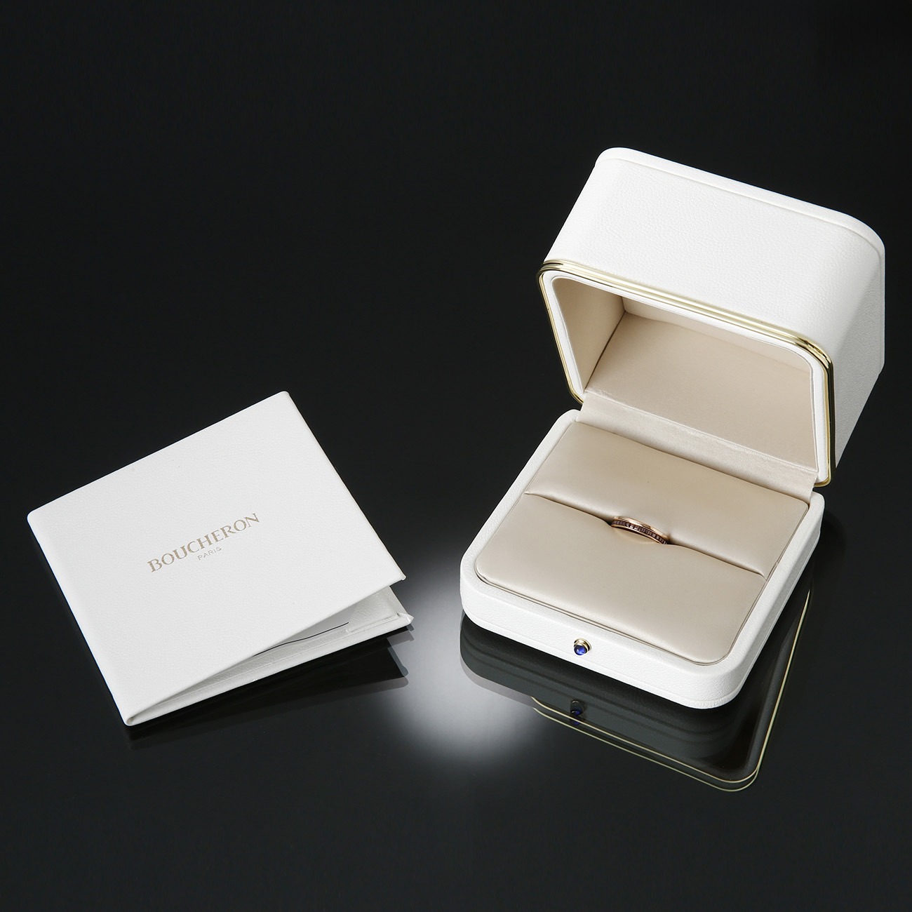 Boucheron(USED)부쉐론 콰트로 클래식 웨딩 밴드 #55
