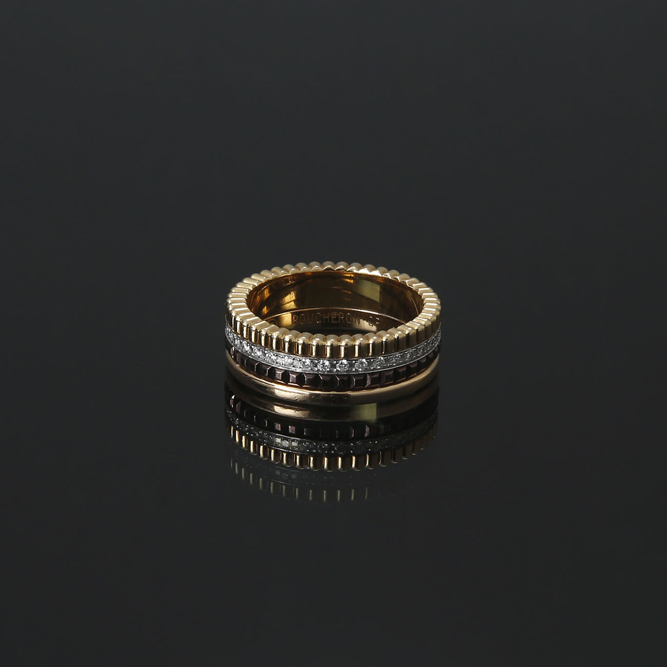 Boucheron(USED)부쉐론 콰트로 클래식 스몰 링 #52
