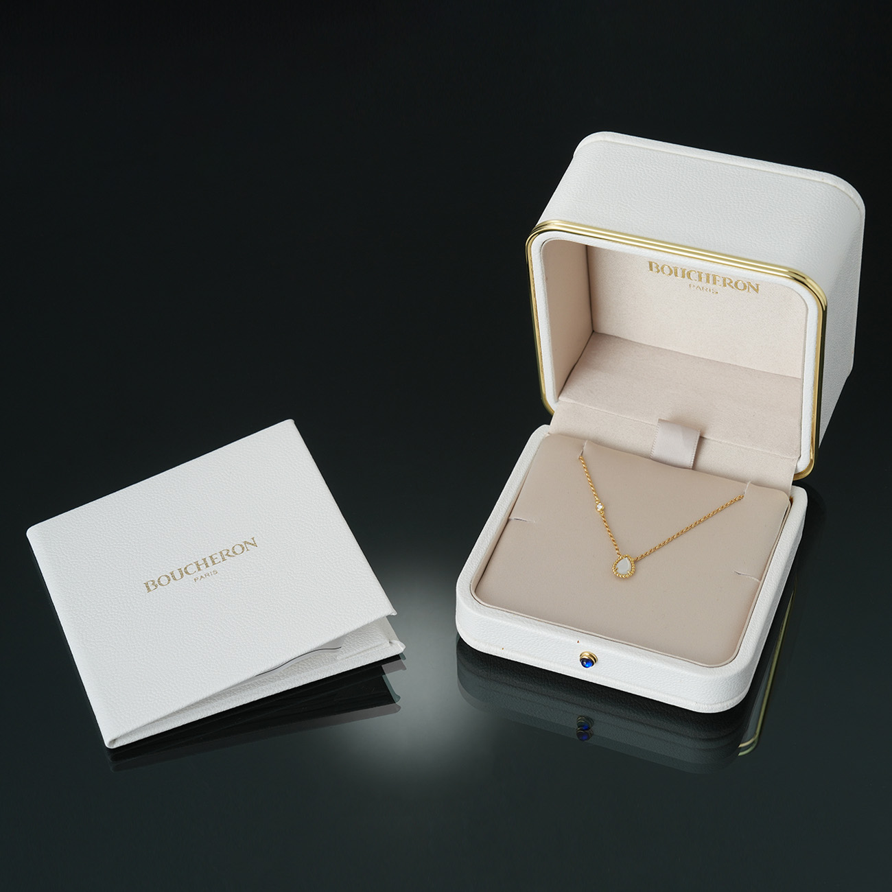 Boucheron(USED)부쉐론 쎄뻥 보헴 다이아몬드 네크리스