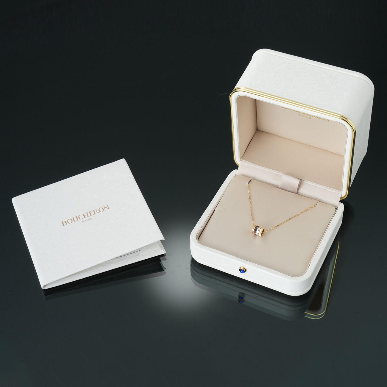 Boucheron(USED)부쉐론 콰트로 클래식 미니 링 펜던트