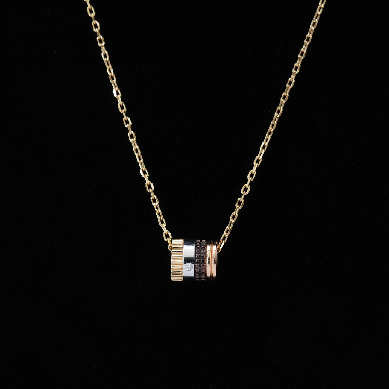 Boucheron(USED)부쉐론 콰트로 클래식 미니 링 펜던트