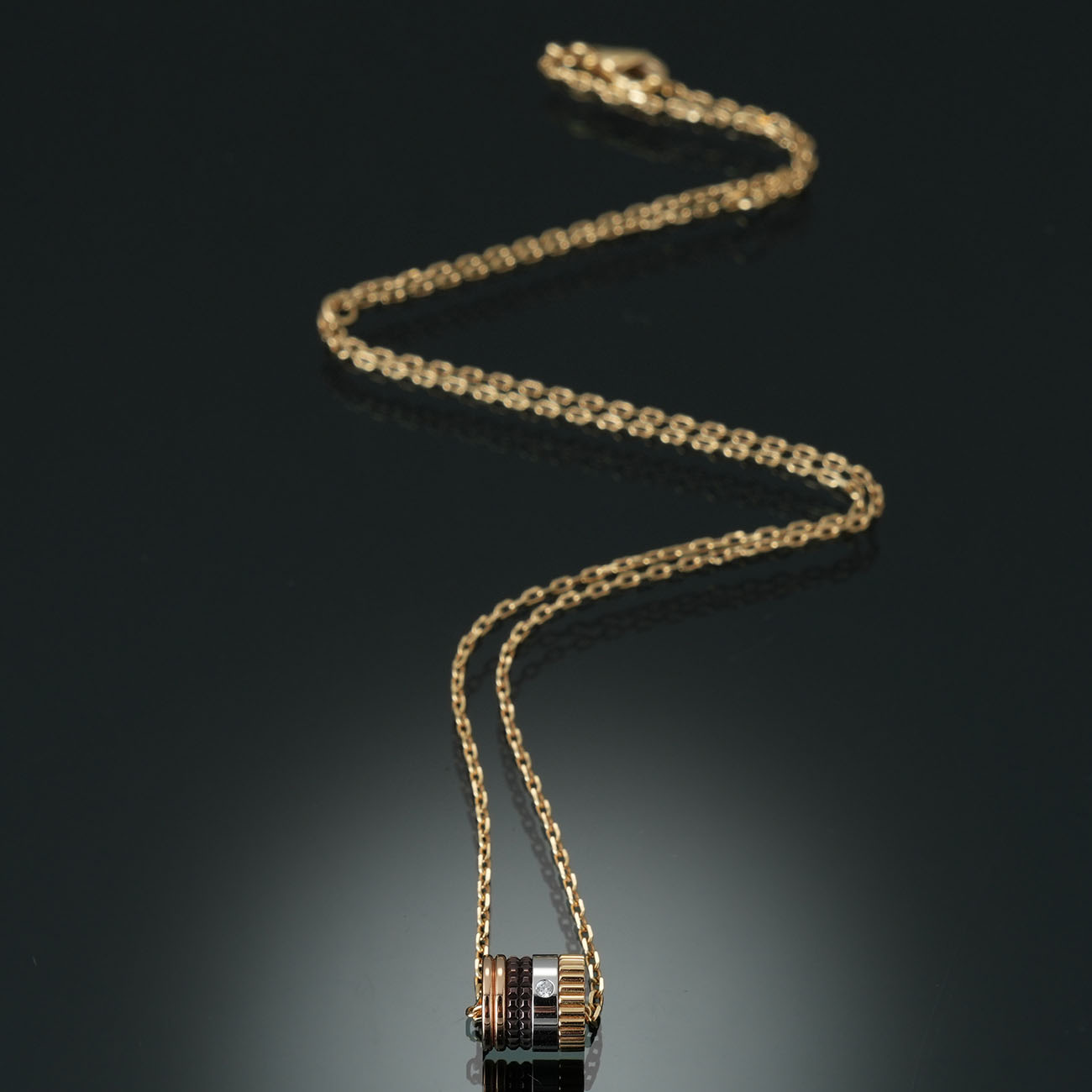 Boucheron(USED)부쉐론 콰트로 클래식 미니 링 펜던트