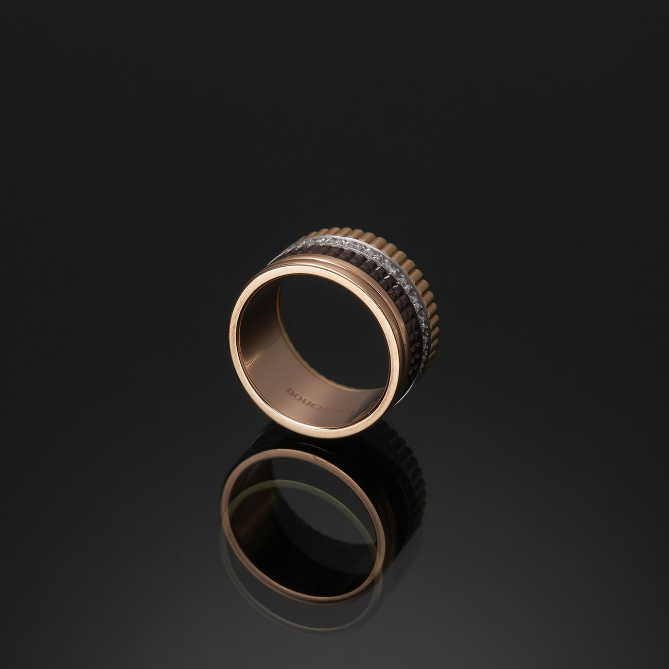 BOUCHERON(USED)부쉐론 콰트로 클래식 라지 링 #55