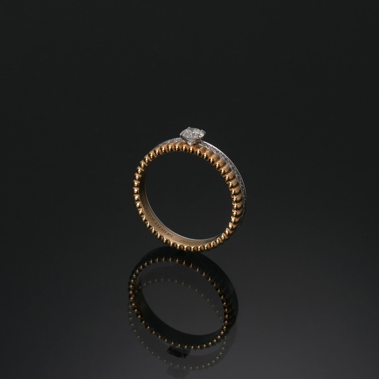 BOUCHERON(USED)부쉐론 콰트로 레디언트 에디션 솔리테어 링 #52