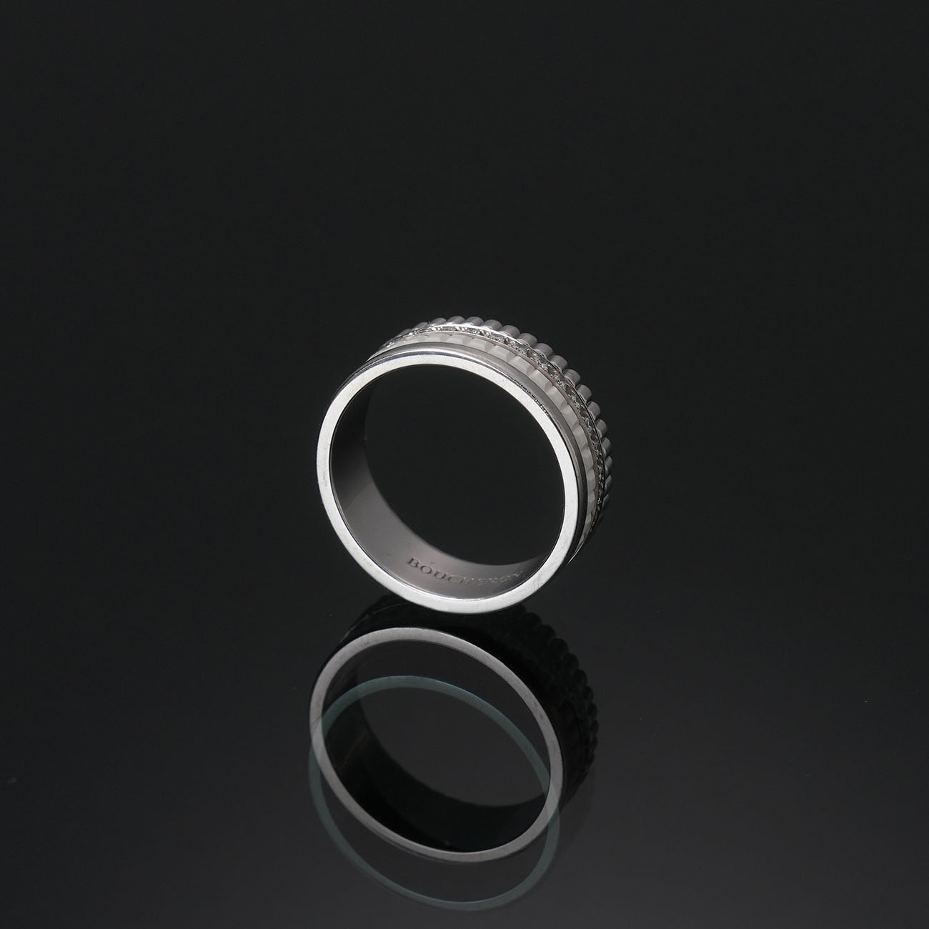 BOUCHERON(USED)부쉐론 콰트로 더블 화이트 에디션 스몰#53