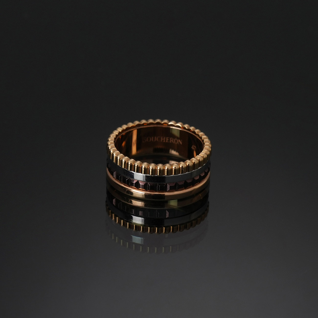 BOUCHERON(USED)부쉐론 콰트로 클래식 스몰 링 #47