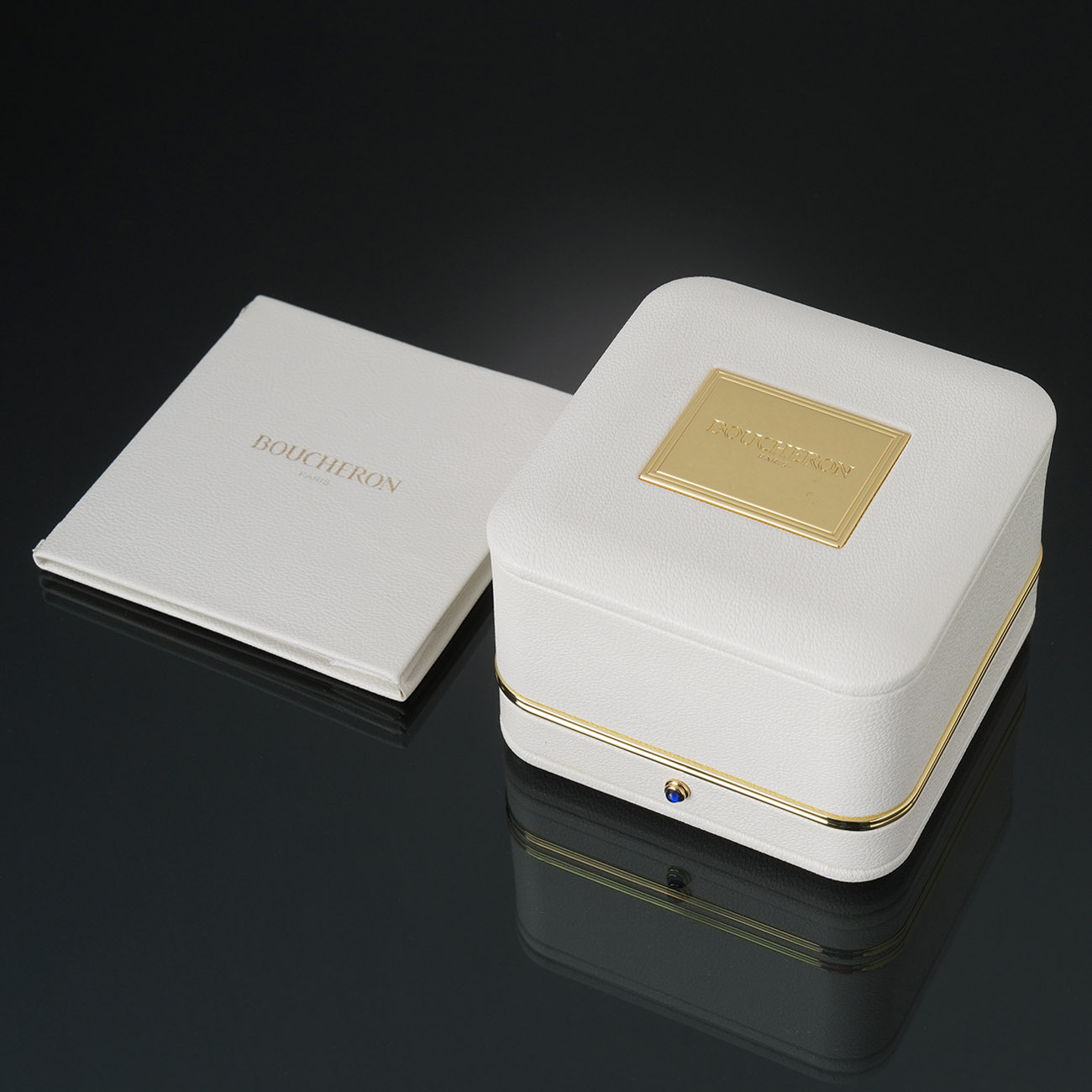 BOUCHERON(USED)부쉐론 콰트로 블랙 에디션 웨딩 밴드 #54