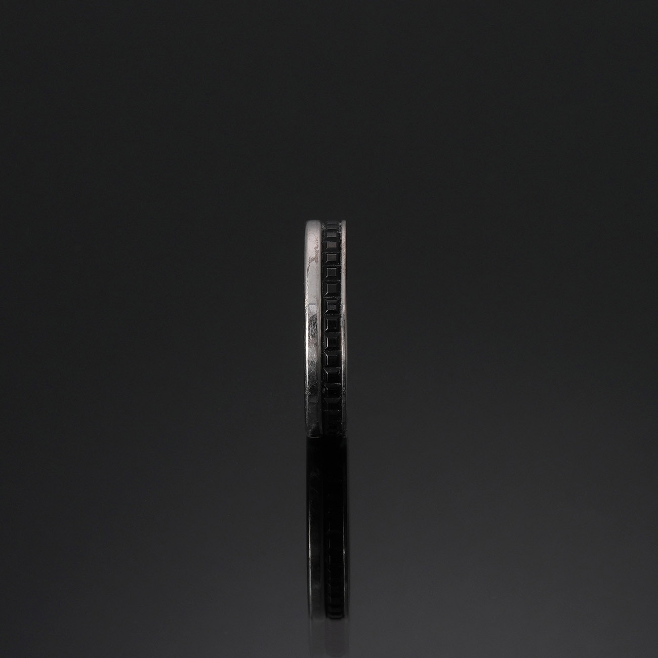 BOUCHERON(USED)부쉐론 콰트로 블랙 에디션 웨딩 밴드 #54