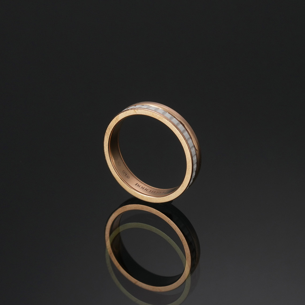 BOUCHERON(USED)부쉐론 콰트로 화이트 에디션 웨딩 밴드 #49
