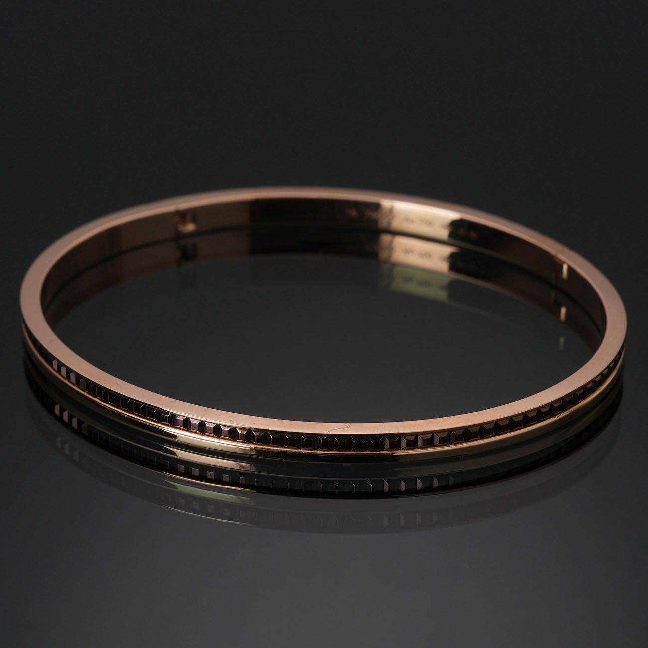 BOUCHERON(USED)부쉐론 콰트로 클래식 스몰 투 코드 뱅글 #18