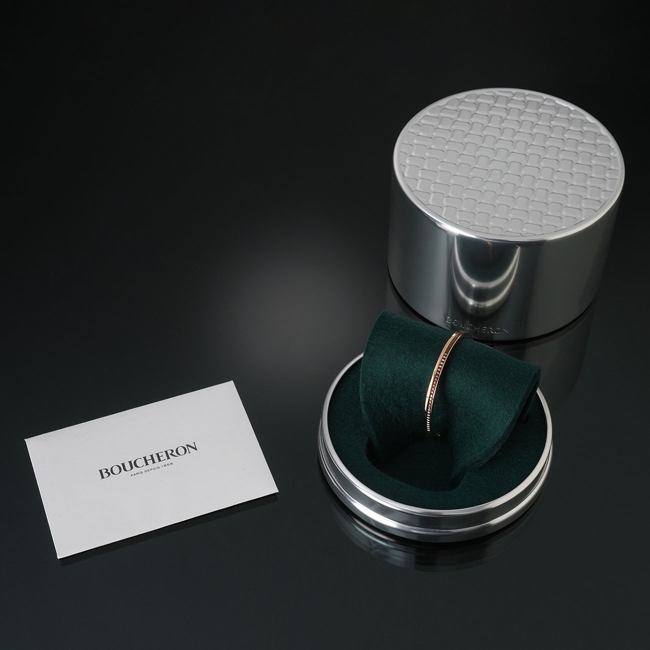 BOUCHERON(USED)부쉐론 콰트로 클래식 스몰 투 코드 뱅글 #18