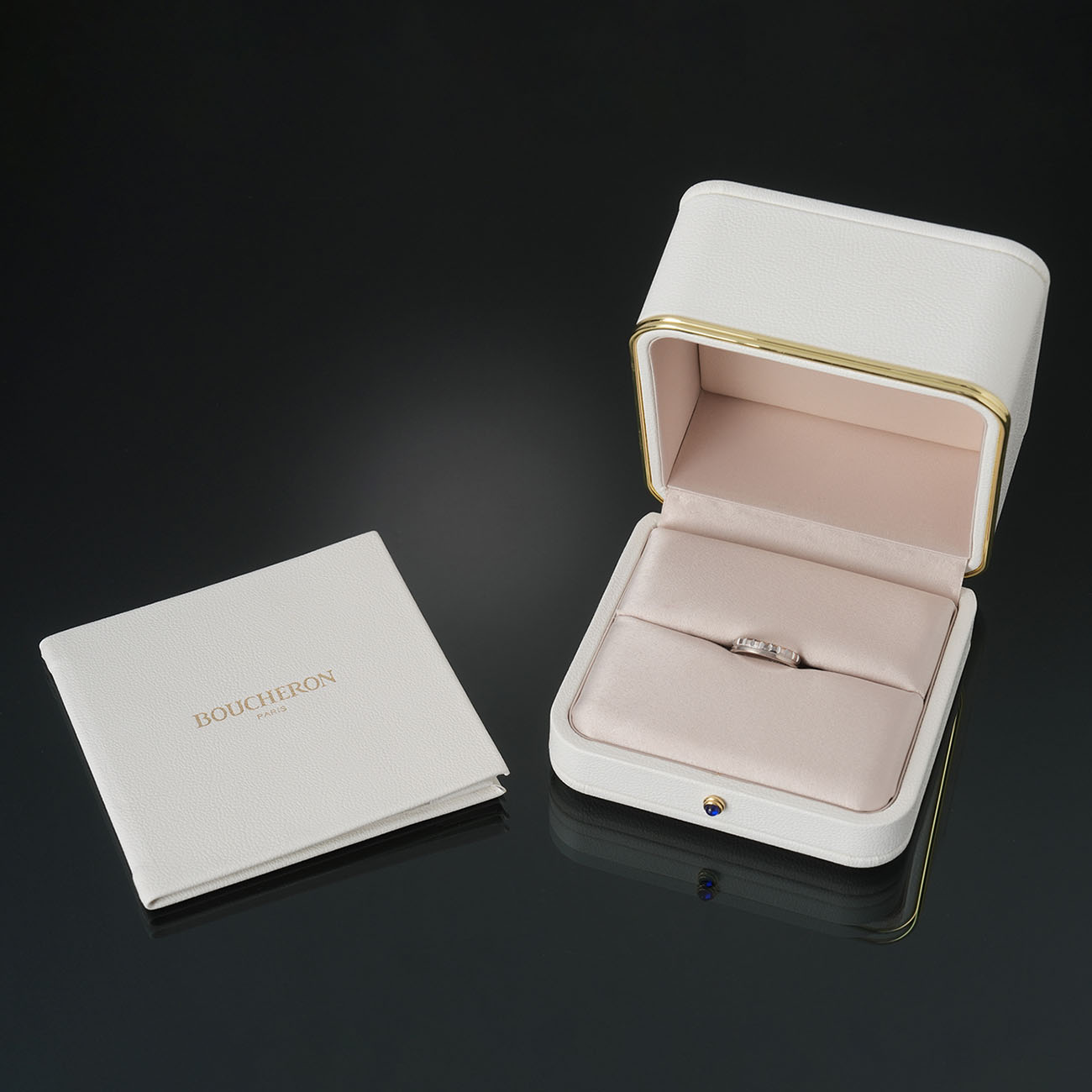 BOUCHERON(USED)부쉐론 JAL00250 콰트로 레디언트 에디션 웨딩밴드 #49
