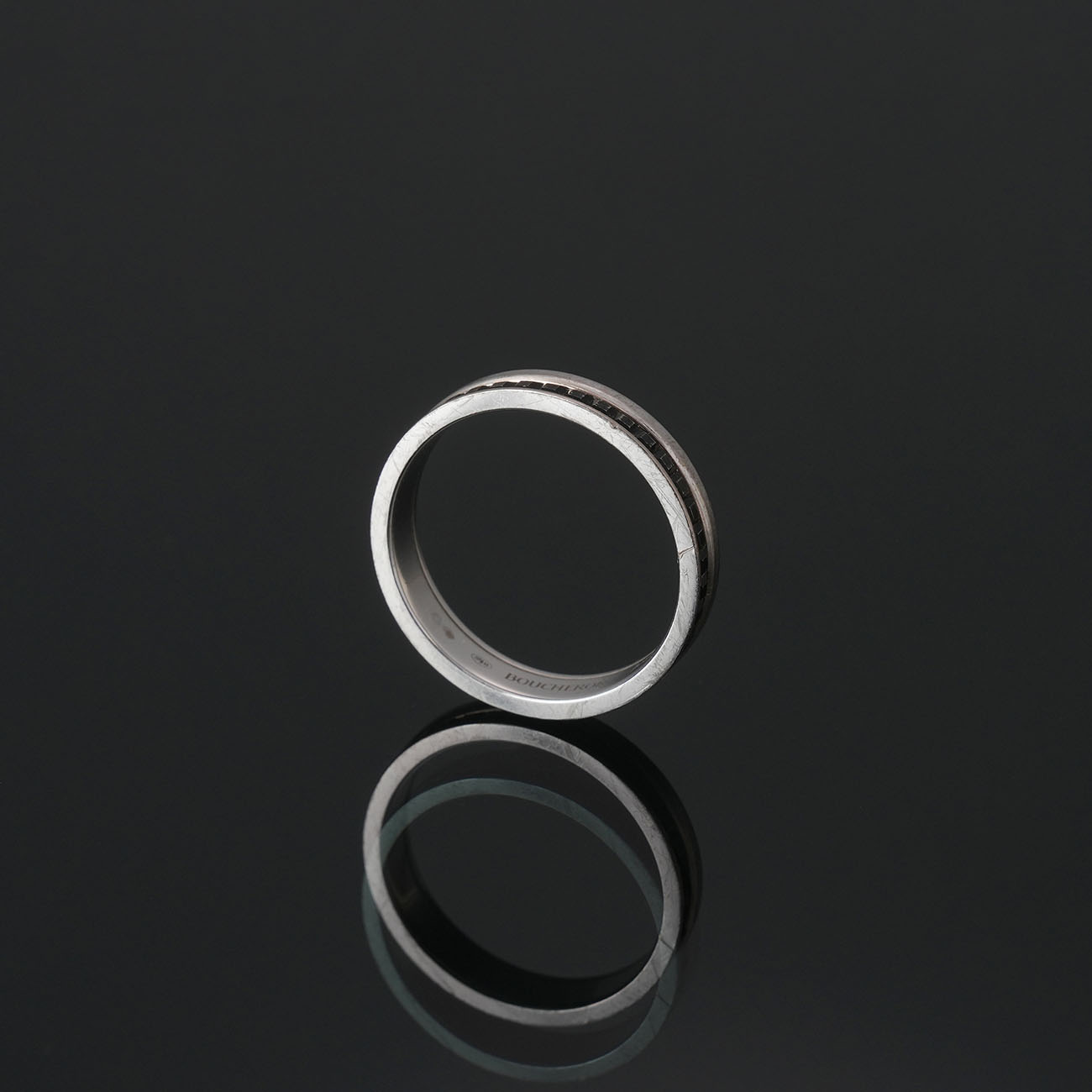 BOUCHERON(USED)부쉐론 콰트로 블랙 에디션 웨딩밴드 #56