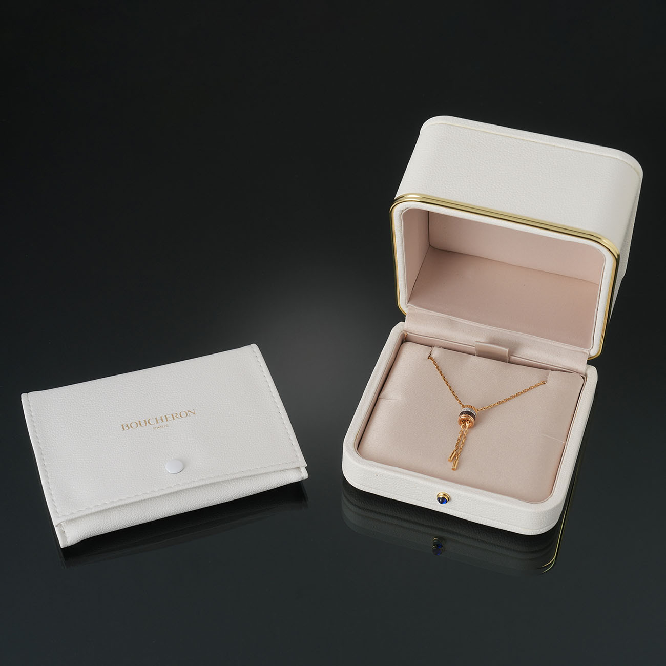 BOUCHERON(USED)부쉐론 콰트로 타이 네크리스 스몰 JCL01151